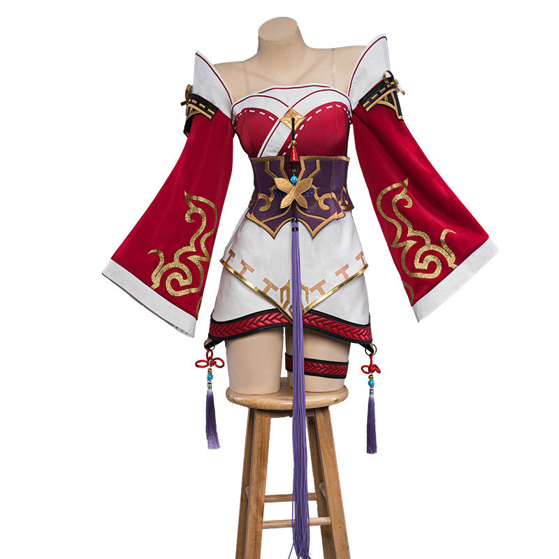 英雄联盟衣服现货Uwowo悠窝窝 英雄联盟LOL九尾妖狐阿狸cosplay服装女新手游版