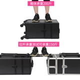 Вместительный и большой портативный металлический чемодан для маникюра для ресниц для невесты