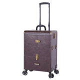 Вместительный и большой универсальный чемодан, большая система хранения для маникюра