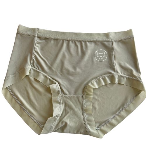 小小猫4.0面膜裤~超薄冰丝高弹包臀艾草温变抗菌底裆舒适三角裤女 - 图3