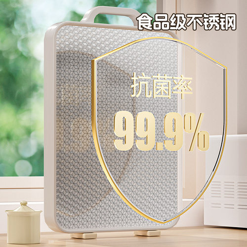 菜板家用抗菌防霉砧板双面粘板厨房专用不锈钢切菜板水果刀板案板 - 图3