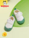Babudou Children's Shoes 2023 Spring New Boys' White Shoes Kindergarten Shoes Breathable Mesh Canvas Shoes for Baby Girls