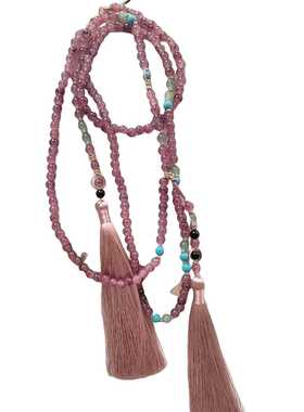 压襟汉服多戴新中式文艺项链