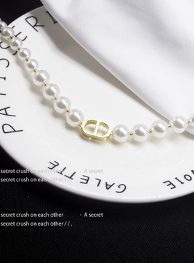 choker轻奢小众时尚款风珍珠项链