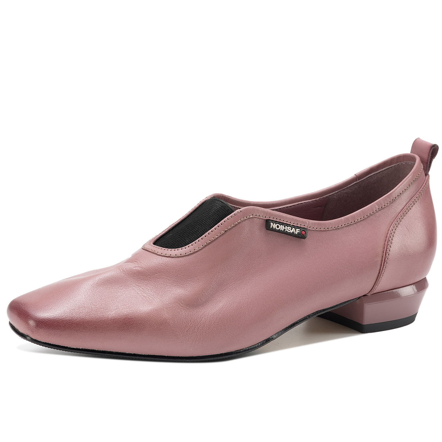 女鞋2026年春季新款复古粗跟头层水洗牛皮一脚蹬深口女士单鞋百搭,淘宝优惠券,粉丝福利购,淘宝优惠卷