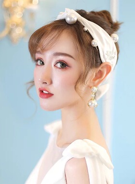 新款新娘头饰盘发簪子珍珠插针