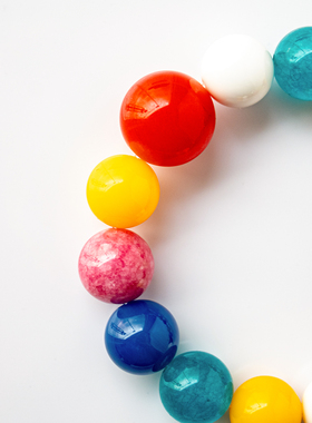 回春丹周边 鲜花主题手链 14-18mm玛瑙玉髓二代蜜蜡白水晶饰品女