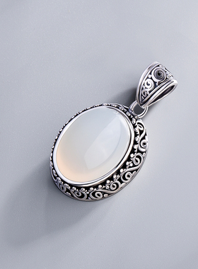 海盗船银饰吊坠女新款轻奢简约