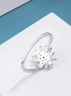 海盗船银饰新款气质韩国时尚指环