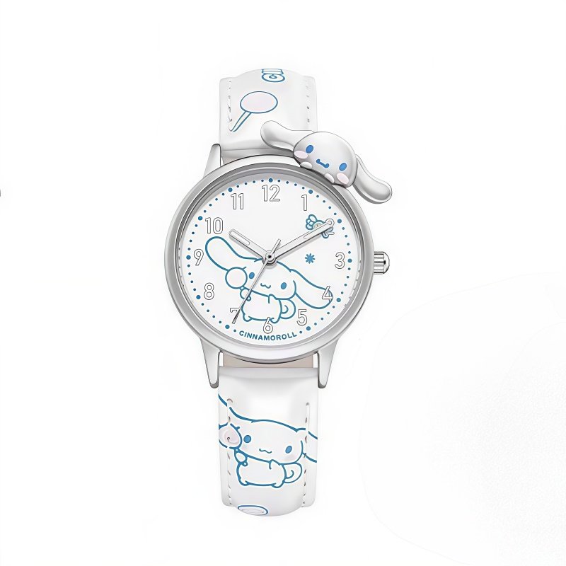 玉桂狗儿童卡通电子手表女孩石英表大耳狗学生手表看时间pu皮带,淘宝优惠券,粉丝福利购,淘宝优惠卷