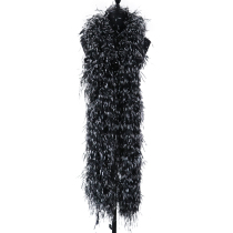 Warm Book feathers 8 layers Dyed Ostrich Wool wool encrypted thickened scarves clothing accessories dress Skirt Hem Feather material