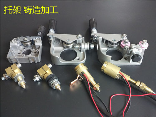 co2气保焊机配件单驱NBC500A送丝机托架 宾彩/松下焊枪底座枪座 - 图3