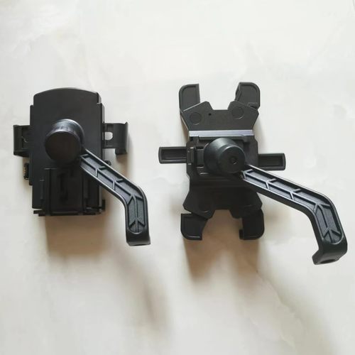 左右电动车手机支架配件导航支架固定底座铝合金后视镜支架杆加厚 - 图2