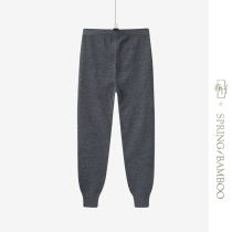 Spring Bamboo 2023 Winter New Cotton Wool Fashion 100 Hitch Casual Display Slim Mens Wool Pants