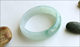 Natural jade bracelet floating green women's ice jade bracelet