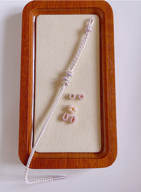 手工编织四股八股手绳可穿转运珠