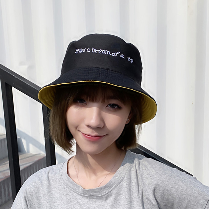 秀奴曼旗舰店帽子女秋冬款百搭小沿遮阳帽可折叠防晒太阳帽双面戴小清新渔夫帽2