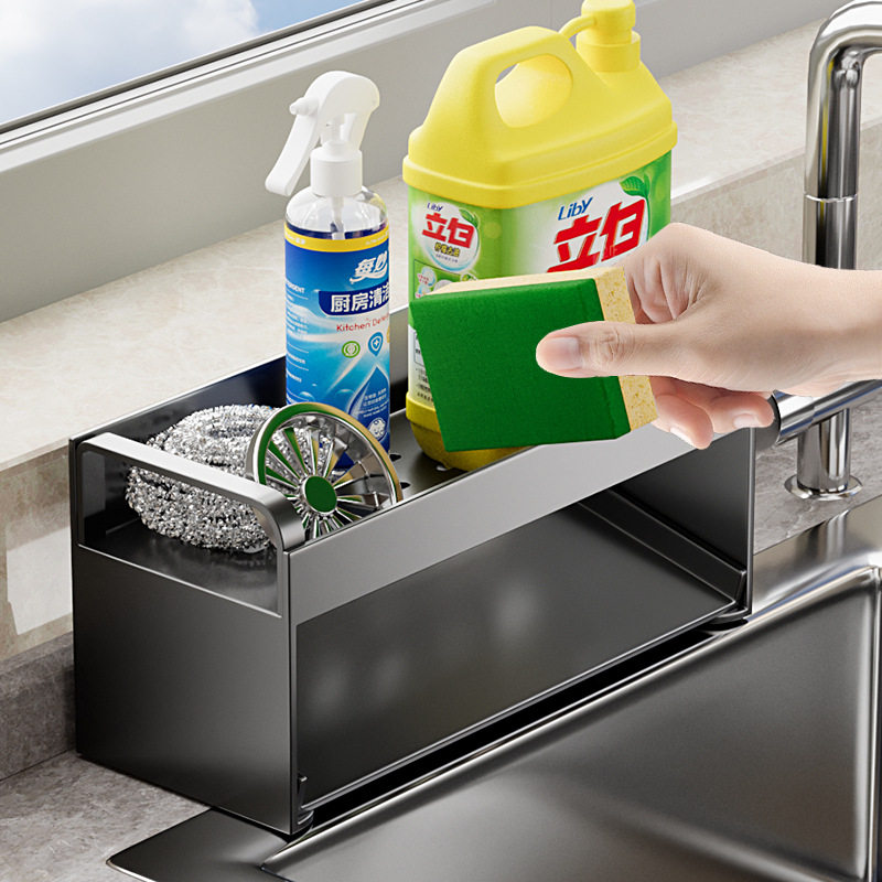 莱岩台面沥水架海绵支架洗洁精挂架洗手液筷子筒清洁剂水槽厨房,淘宝优惠券,粉丝福利购,淘宝优惠卷