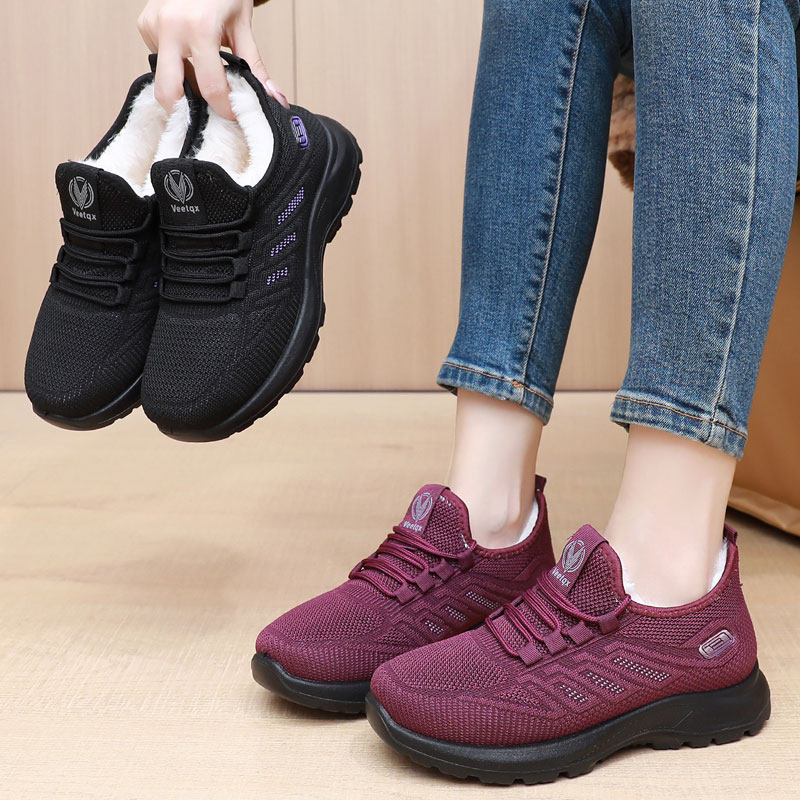 冬季老北京棉鞋女妈妈鞋加绒保暖休闲运动鞋舒适中老年人健步女鞋,淘宝优惠券,粉丝福利购,淘宝优惠卷