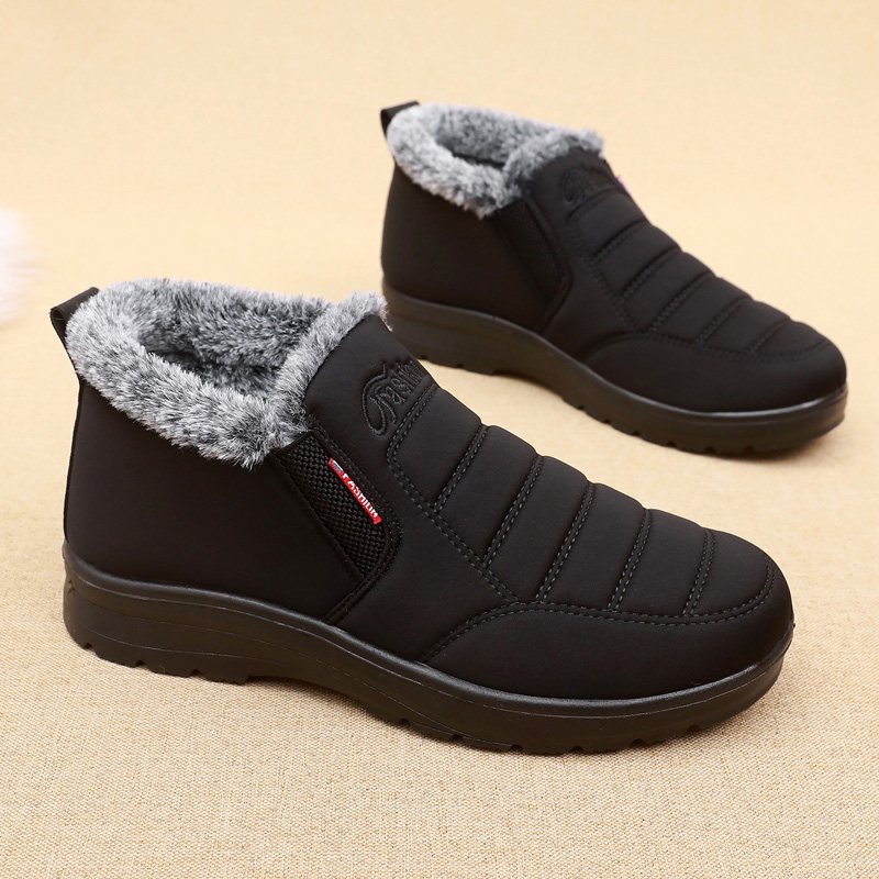 老北京布鞋男棉鞋冬季加绒保暖中老年爸爸鞋防水防滑老人鞋男棉靴,淘宝优惠券,粉丝福利购,淘宝优惠卷