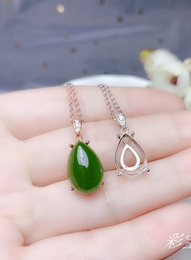 925银托吊坠水滴4*618