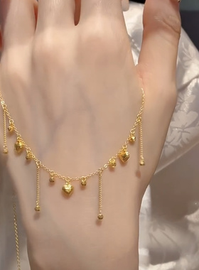 超仙流苏繁星点点爱心流苏锁骨链项链女气质设计感配饰日韩新款