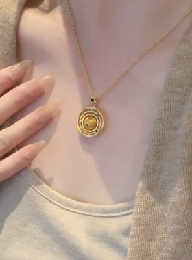 大气款新中式转运星球锁骨链项链女2025气质新款配饰新中式防敏
