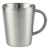 Двухэтажная ручка из нержавеющей стали со стаканом для домашнего использования, бокал, нержавеющая сталь AISI 304, защита при падении