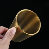 Двухэтажная ручка из нержавеющей стали со стаканом для домашнего использования, бокал, нержавеющая сталь AISI 304, защита при падении