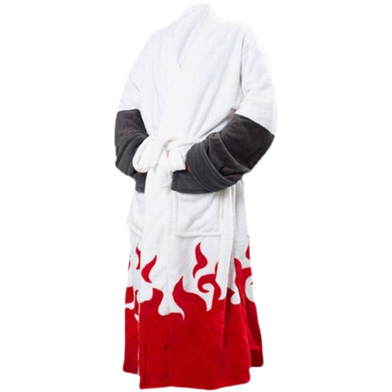 火影忍者cosplay睡袍男女秋冬法兰绒漫美四代目欧码火影忍者浴袍,淘宝优惠券,粉丝福利购,淘宝优惠卷