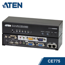 ATEN macro positive CE775 USB dual display KVM signal extender