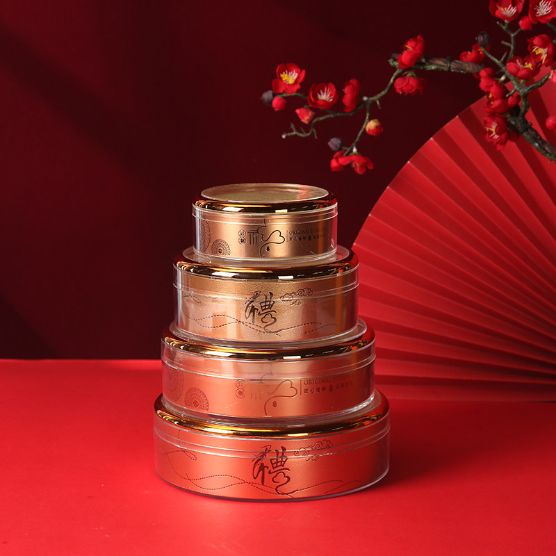 新款金边亚克力透明包装盒燕窝虫草石斛西洋参海参通用加厚圆盒子,淘宝优惠券,粉丝福利购,淘宝优惠卷