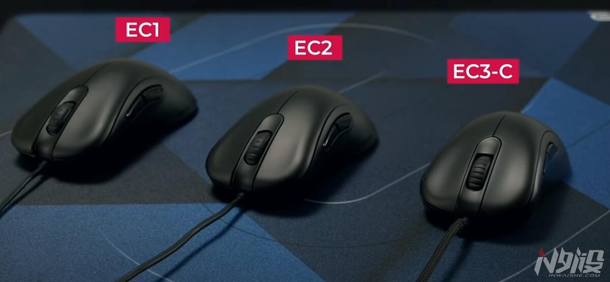 现货粉色蓝色卓威 ZOWIE DIVINA EC FK系列鼠标绝地游戏CF吃鸡-图0