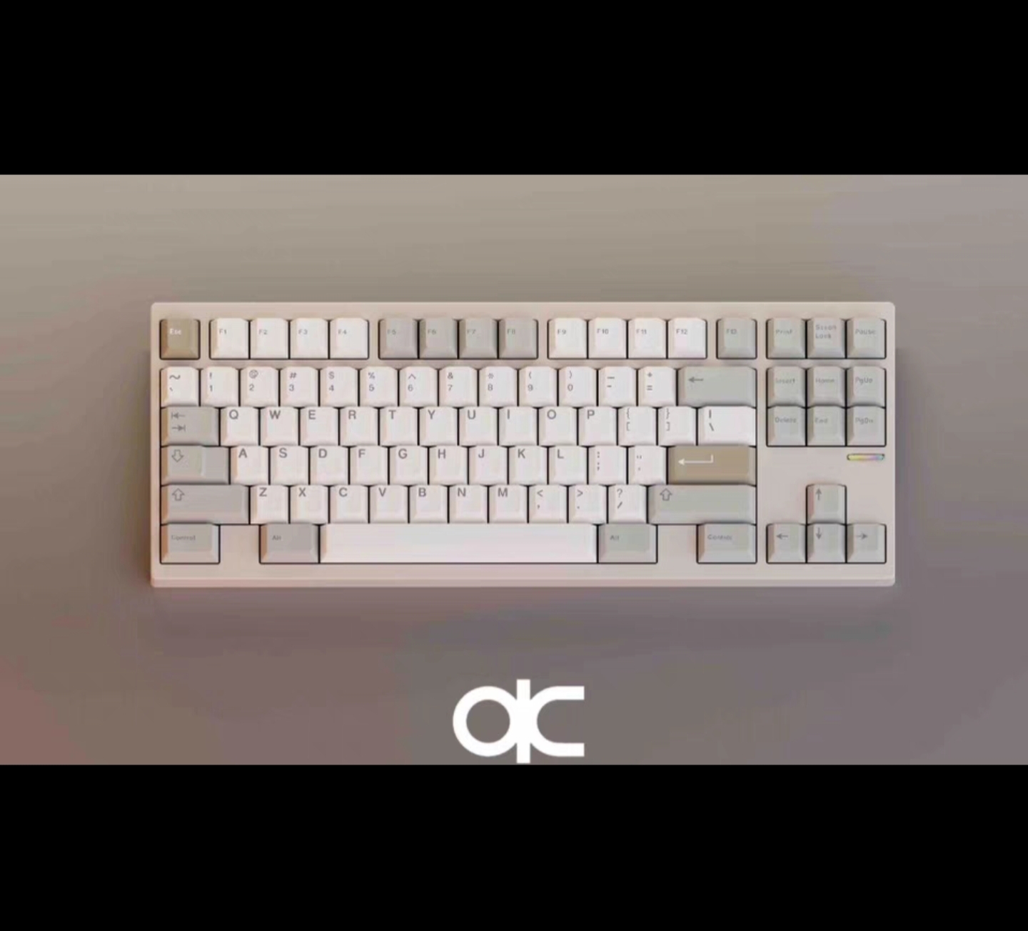 现货正品镜面黄昏腰花果QwertyKeys 80% QK80机械键盘成品-图2