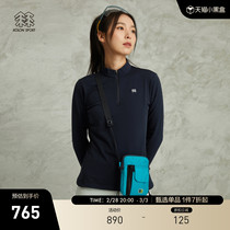 KOLON SPORT CAN LONG SLEEVE T-SHIRT WOMAN Moisture Permeable movement Nehitch Antibacterial Pull Suede Warm Outdoor Casual Clothing