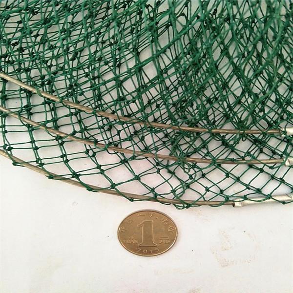 简易鱼护带地插三层胶丝鱼护鲫鱼软钢丝小鱼篓钢圈鱼袋便携小网兜 - 图2