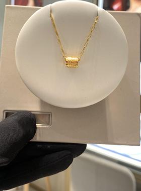 周大福足金福字黄金手链