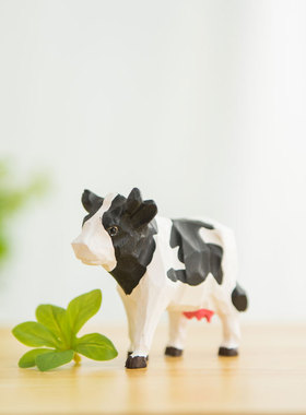 木质工艺品diy创意个性动物摆件家居客厅儿童房桌面摆设礼品