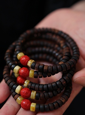 灵火灵云保真朱砂雷祖降真香手串男女道家平安护身本命年礼物高端