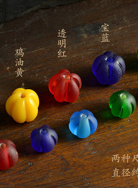 星月金刚菩提根手串仿古风老琉璃