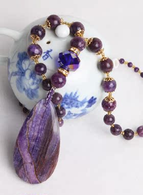 原创水晶玛瑙长项链包邮