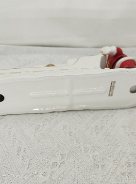 圣诞老人烛台圣诞节礼物装饰摆件家居客厅壁炉装饰送朋友