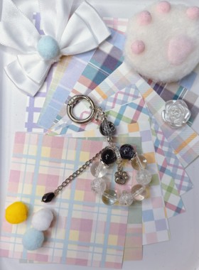 人鱼系列周边白狮手链包包挂件钥匙扣小众简约高级学生闺蜜礼物