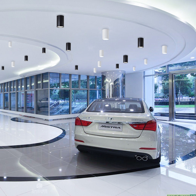 led明装筒灯工装射灯吊线灯长筒圆柱中性光cob圆形吊装灯工程筒灯,淘宝优惠券,粉丝福利购,淘宝优惠卷