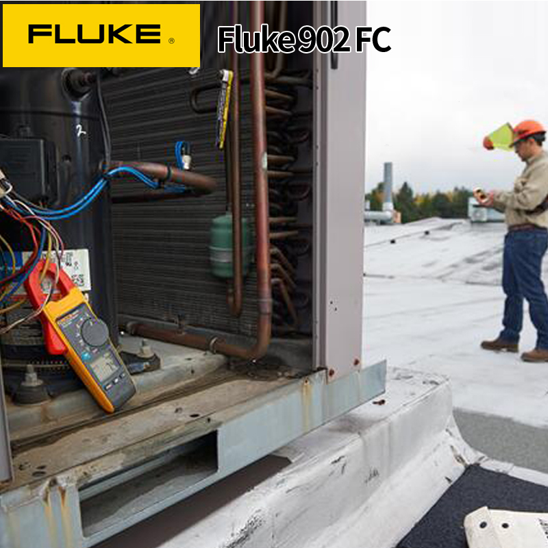 福禄克F902FC数字钳形电流表fluke高精度钳型表数显钳式万用表 - 图1