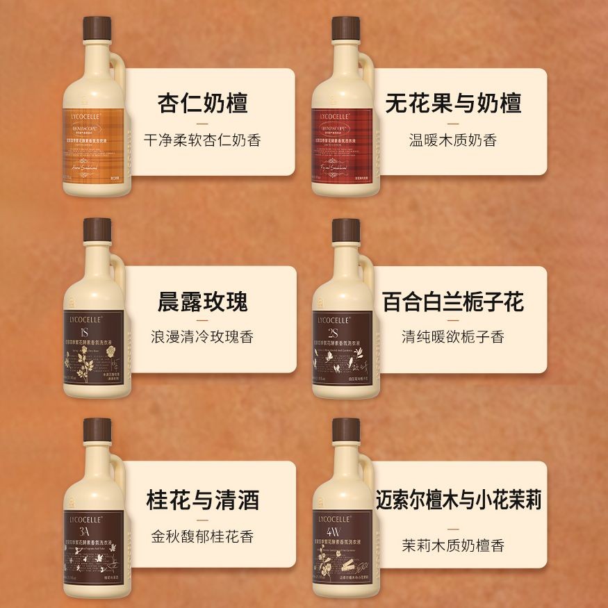 绽家四季繁花酵素香氛洗衣液持久留香护衣柔顺二合一洗涤洗护专用 - 图3