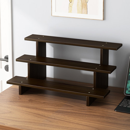 多功能置物架多层收纳架家用客厅桌面书架简易办公室桌上摆放架子 - 图1