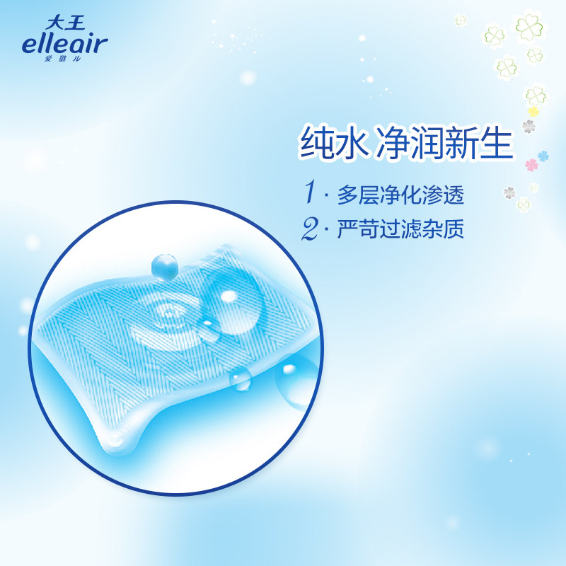 【秒杀】大王Elleair晴润婴幼儿湿巾20片*10包便携装手口可用湿巾,淘宝优惠券,粉丝福利购,淘宝优惠卷