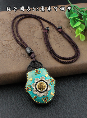 黑檀木男女尼泊尔项链