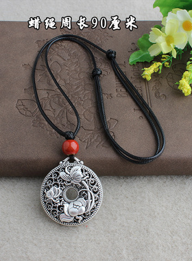 藏银珠链男女民族风项链